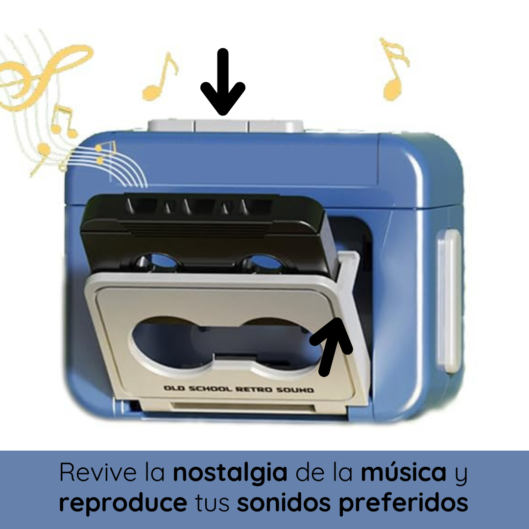 Mini Grabador y Reproductor Retro