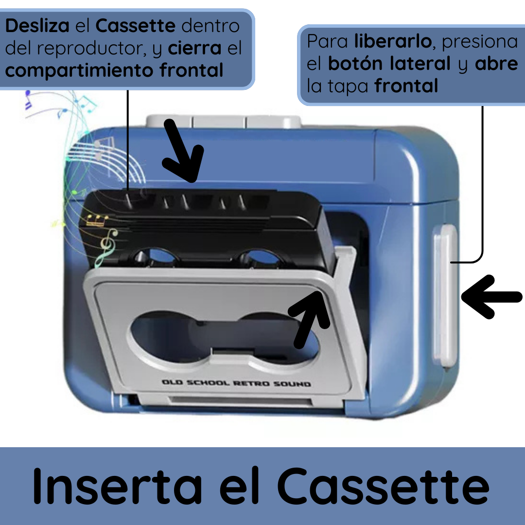 Mini Grabador y Reproductor Retro
