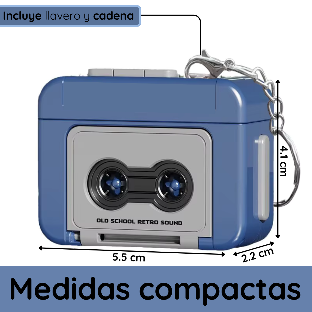 Mini Grabador y Reproductor Retro